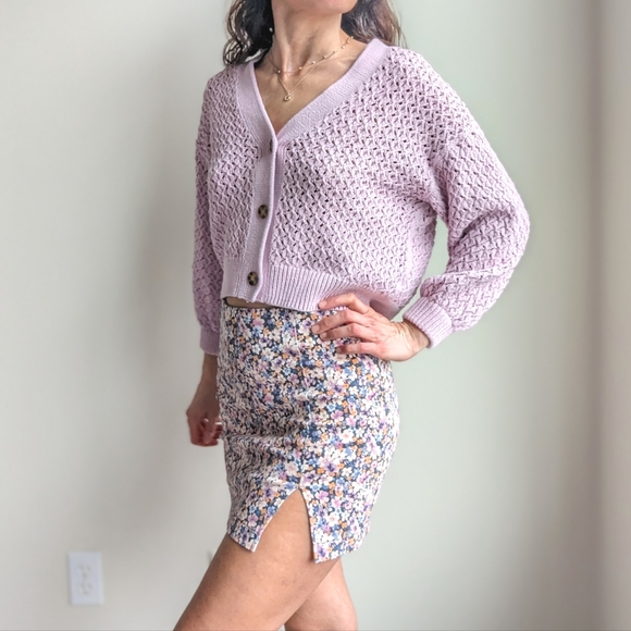 Wild Fable Flower Print Skirt - Picture 3 of 8